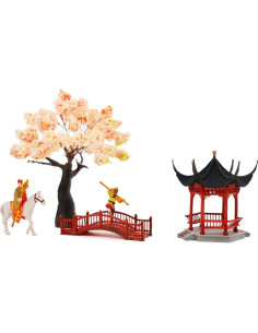 Mini Pagoda China KARESANSUI - Decoración Zen para Acuario y Jardín 2