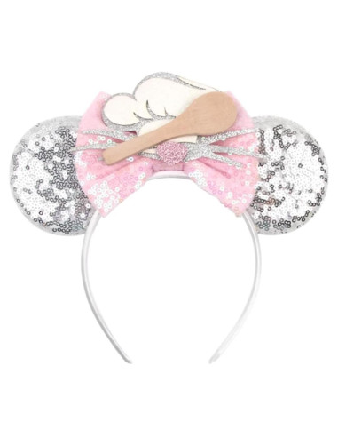Orejas de Minnie Florales CLGIFT - Diadema Brillante 12.7 cm