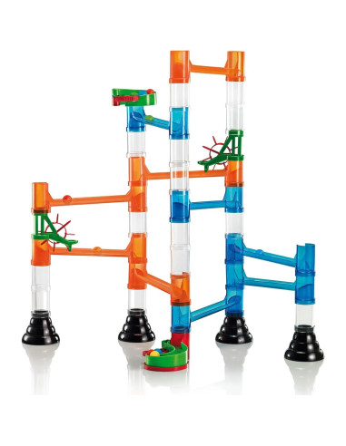 Quercetti Carrera de Canicas Transparente - Set 45 Piezas