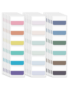 Pestañas Adhesivas Lumintutu 360pcs 18 Colores Reposicionables