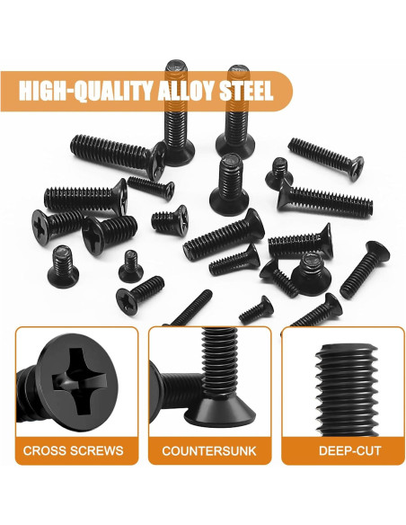 Kit de Tornillos para Laptop Mankk 840PCS y 360PCS