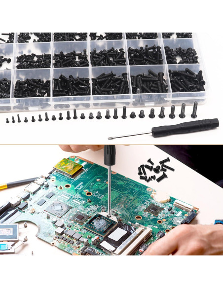 Kit de Tornillos para Laptop Mankk 840PCS y 360PCS