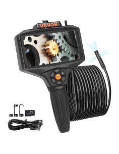 VEVOR Borescopio Industrial Triple Lente 1080P 5" (12,7 cm)