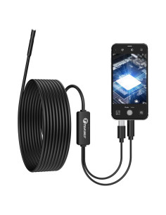 Cámara Borescope T TAKMLY 5.5mm HD con Luz y Cable 5m