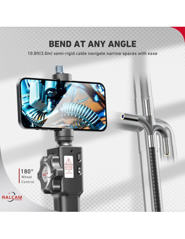 Cámara de Inspección Ralcam 8.5mm HD 1080P Cable 3m