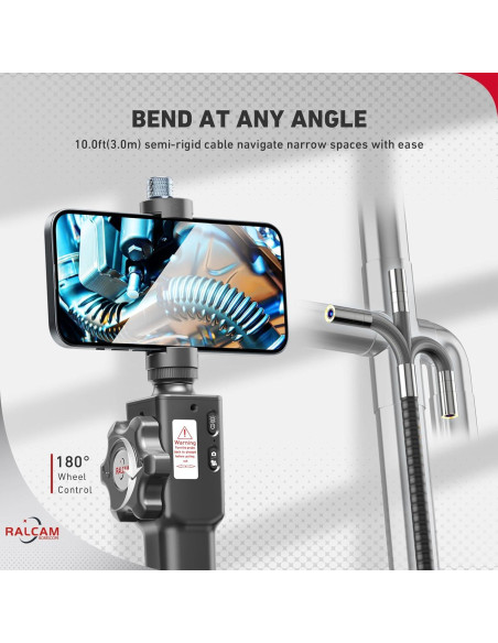 Cámara de Inspección Ralcam 8.5mm HD 1080P Cable 3m