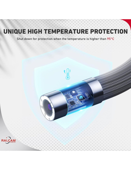 Cámara de Inspección Ralcam 8.5mm HD 1080P Cable 3m