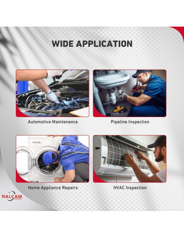 Cámara de Inspección Ralcam 8.5mm HD 1080P Cable 3m
