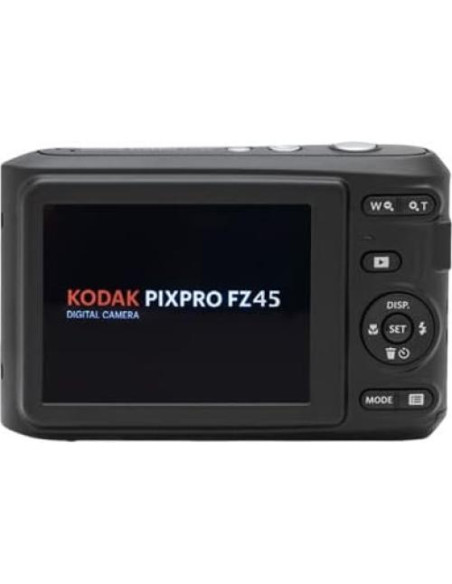 Cámara Digital Kodak PIXPRO FZ45 Rojo + Tarjeta 32GB + Baterías AA