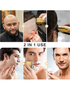 Afeitadora Eléctrica Hatteker RSCW-767 2 en 1 Impermeable 2