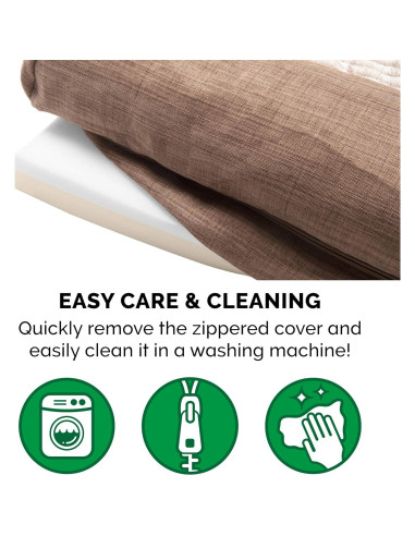 Cama para Perros Grande Furhaven de Espuma Viscoelástica