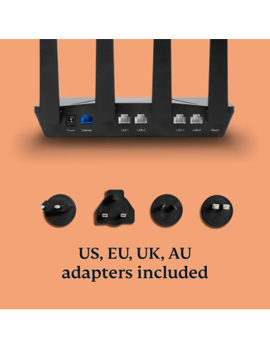 Enrutador Wi-Fi 6 ExpressVPN Aircove AX1800 con VPN