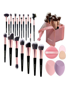 Set de Brochas de Maquillaje SIHIMESOLFVE 23 Piezas con Esponjas