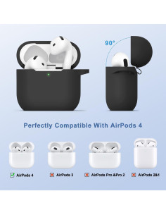 Funda de Silicona Wanme para AirPods 4 - Protección Total 2