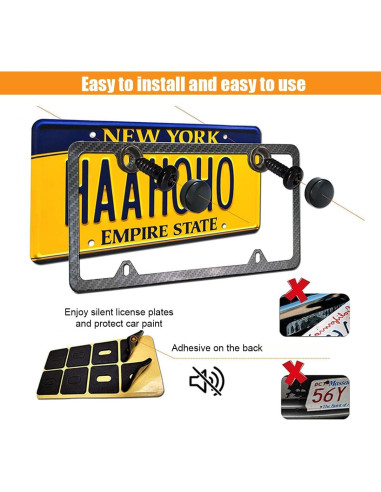 Kit de Tornillos Antirrobo para Placas de Licencia GLSOWEE