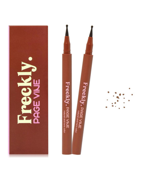 Bolígrafo de Pecas Falsas CLLFUU 2 PCS Impermeable Claro