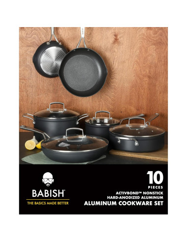 Juego de Utensilios de Cocina Babish 10 Piezas Antiadherente
