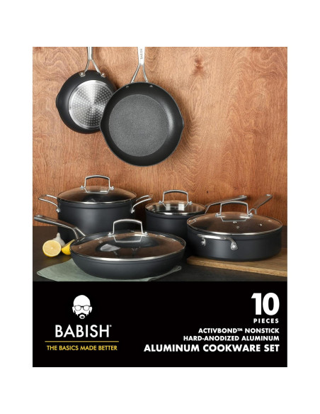 Juego de Utensilios de Cocina Babish 10 Piezas Antiadherente