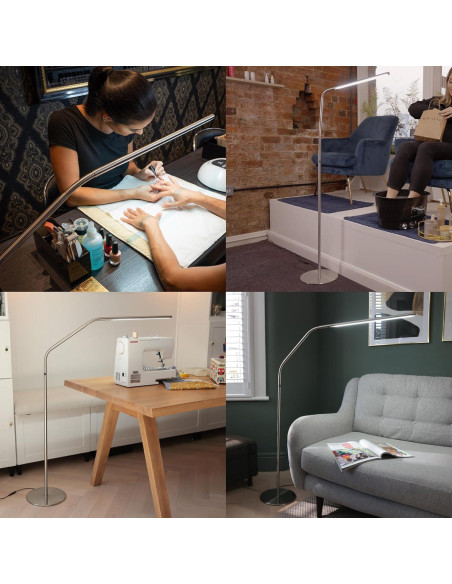 Lámpara de Pie Daylight Slimline 3 LED 1065 Lúmenes Dimmer