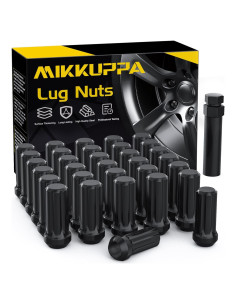 Tuercas de Llantas MIKKUPPA M14x1.5 Negras 32pcs