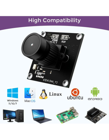 Módulo de Cámara UVC USB2.0 InnoMaker U20CAM-9281M 1MP 720p 120fps