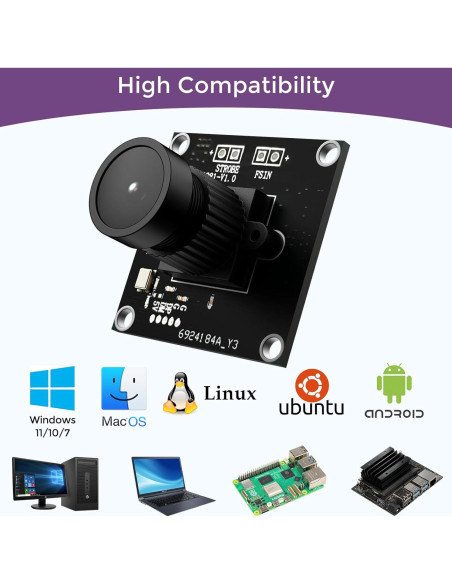 Módulo de Cámara UVC USB2.0 InnoMaker U20CAM-9281M 1MP 720p 120fps