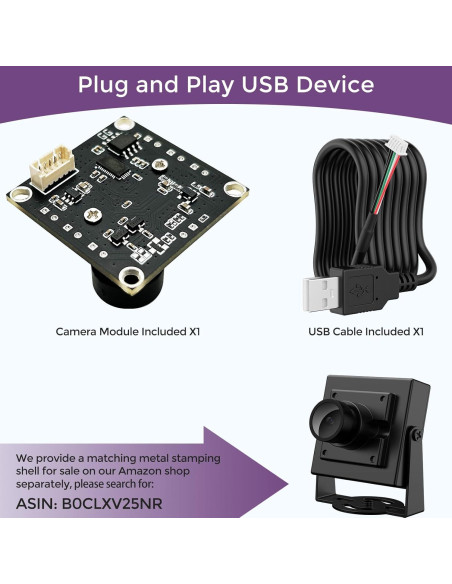 Módulo de Cámara UVC USB2.0 InnoMaker U20CAM-9281M 1MP 720p 120fps