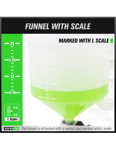 Kit de embudo de refrigerante sin derrames SWANLAKE 15 piezas 2