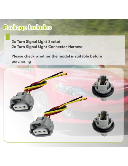 Conector Luz Señal Giro Toyota 4Runner Camry Corolla 2006-2019