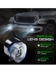 Luz de Niebla LED XICNMOYGS para Toyota Yaris 2006-2014 2