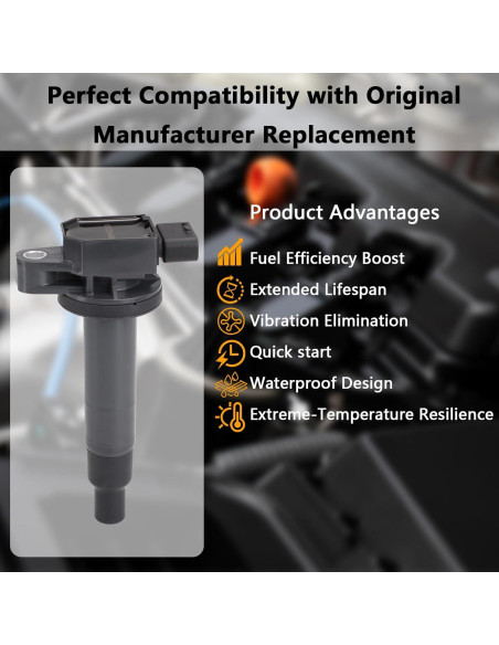 Bobina de Encendido Erovisch UF316 - Compatible Toyota y Scion