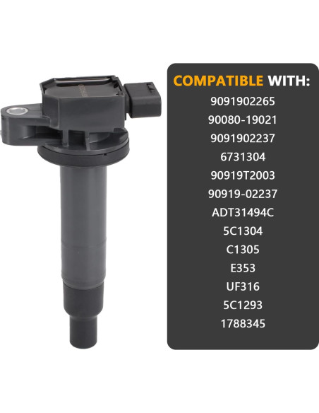 Bobina de Encendido Erovisch UF316 - Compatible Toyota y Scion