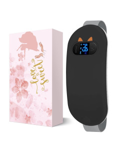 Almohadilla Calefactora Inalámbrica Worxvell para Calambres Menstruales - 6 Niveles de Calor y Masaje