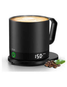 Taza de café autocalentable Buuo 14 oz con control de temperatura