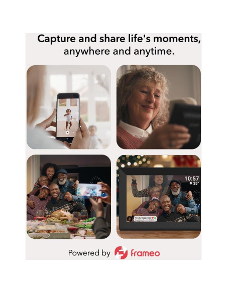 Marco de Fotos Digital WiFi Pastigio 10.1" HD Táctil