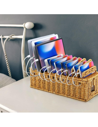 Estación de Carga Geelin para 10 Dispositivos 38x15x26.7cm