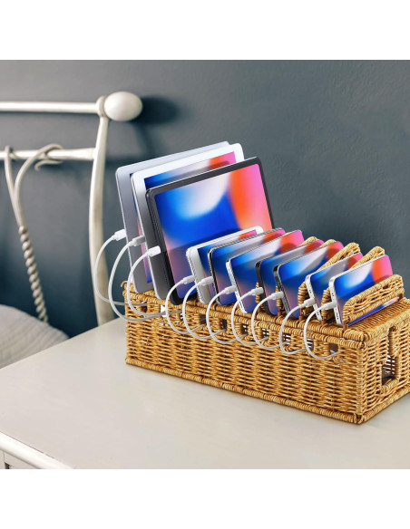 Estación de Carga Geelin para 10 Dispositivos 38x15x26.7cm