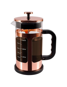 Cafetera Prensa Francesa RealPero 1000ml Oro Rosa Sin BPA