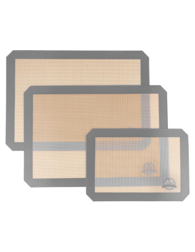 Tapetes de Hornear de Silicona ZICRO - 3 Piezas Reutilizables
