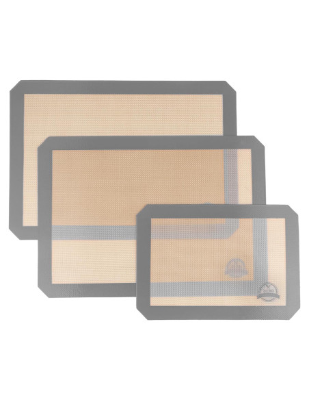 Tapetes de Hornear de Silicona ZICRO - 3 Piezas Reutilizables Tapetes de Hornear de Silicona ZICRO - 3 Piezas Reutilizables