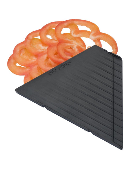 Mandolina Plegable Prepworks Negra con 3 Grosores de Corte