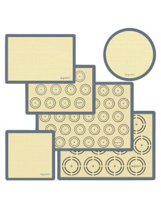 Juego de 6 Tapetes de Silicona Antiadherente Angadona