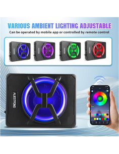 Subwoofer activo 10" ALIESTFDNO IT-CA01 800W bajo asiento 2