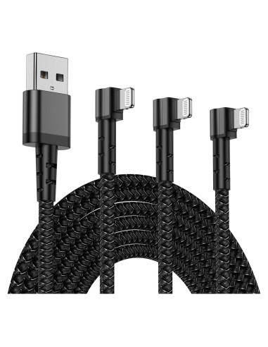 3Pack Cable Lightning Jeenek 1.83m Carga Rápida MFi iPhone