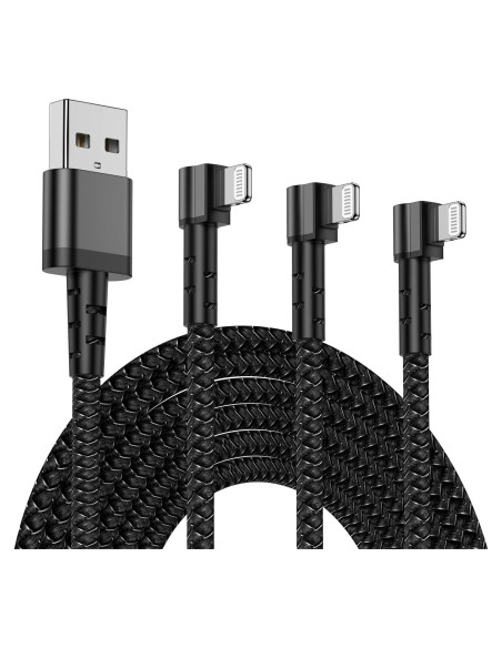 3Pack Cable Lightning Jeenek 1.83m Carga Rápida MFi iPhone