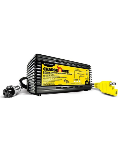 Cargador y Mantenedor Charge 'n Ride Schumacher 24V 1.5A Cargador y Mantenedor Charge 'n Ride Schumacher 24V 1.5A