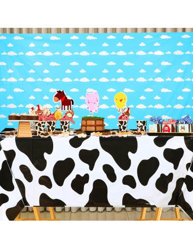 Juego de Manteles de Fiesta Hosuly 12 Pcs 137x274 cm