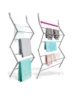 Estante de Secado Telescópico BLACK+DECKER Gris 61 cm