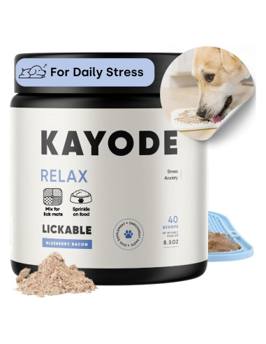 Pasta Relajante para Perros Kayode 299g - Sabor Tocino y Arándano