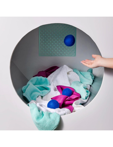 Kit de Pelotas de Secadora Capri Blue Volcano - 3 Pelotas de Lana + Aceite